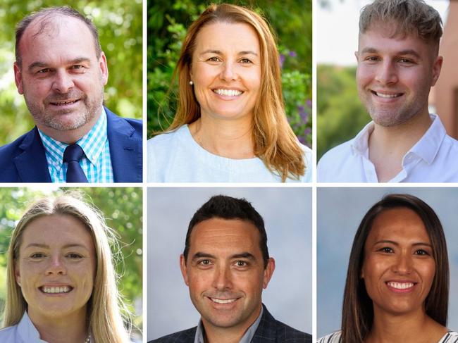 Six of SA's new principals for 2025. Pictures: Supplied