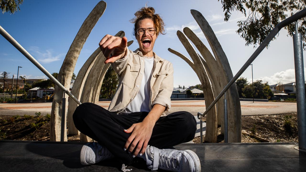 Adelaide primary school teacher “Mr Luke” Springer is a huge TikTok sensation. Picture: Tom Huntley