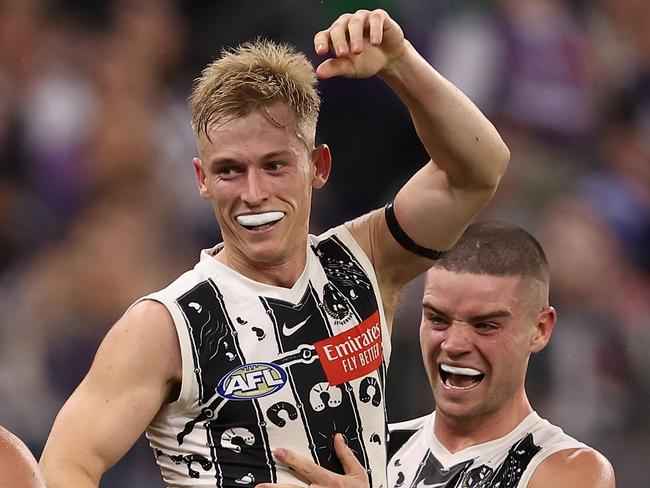 Collingwood’s youngsters stood tall. (Photo by Paul Kane/Getty Images)