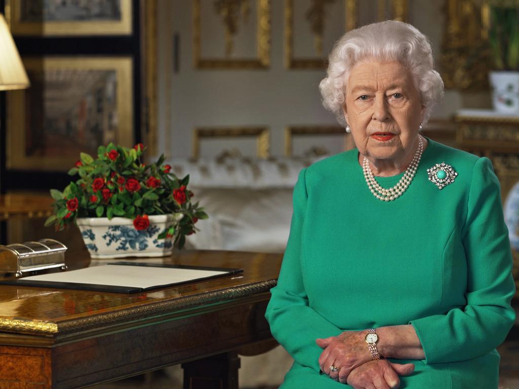 In her address, the Queen urged people to rise to the challenge posed by the coronavirus outbreak. Picture: AFP Photo/ Buckingham Palace