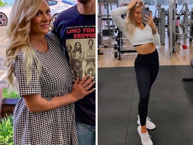 Emma has dropped an impressive 30kg since having her son.