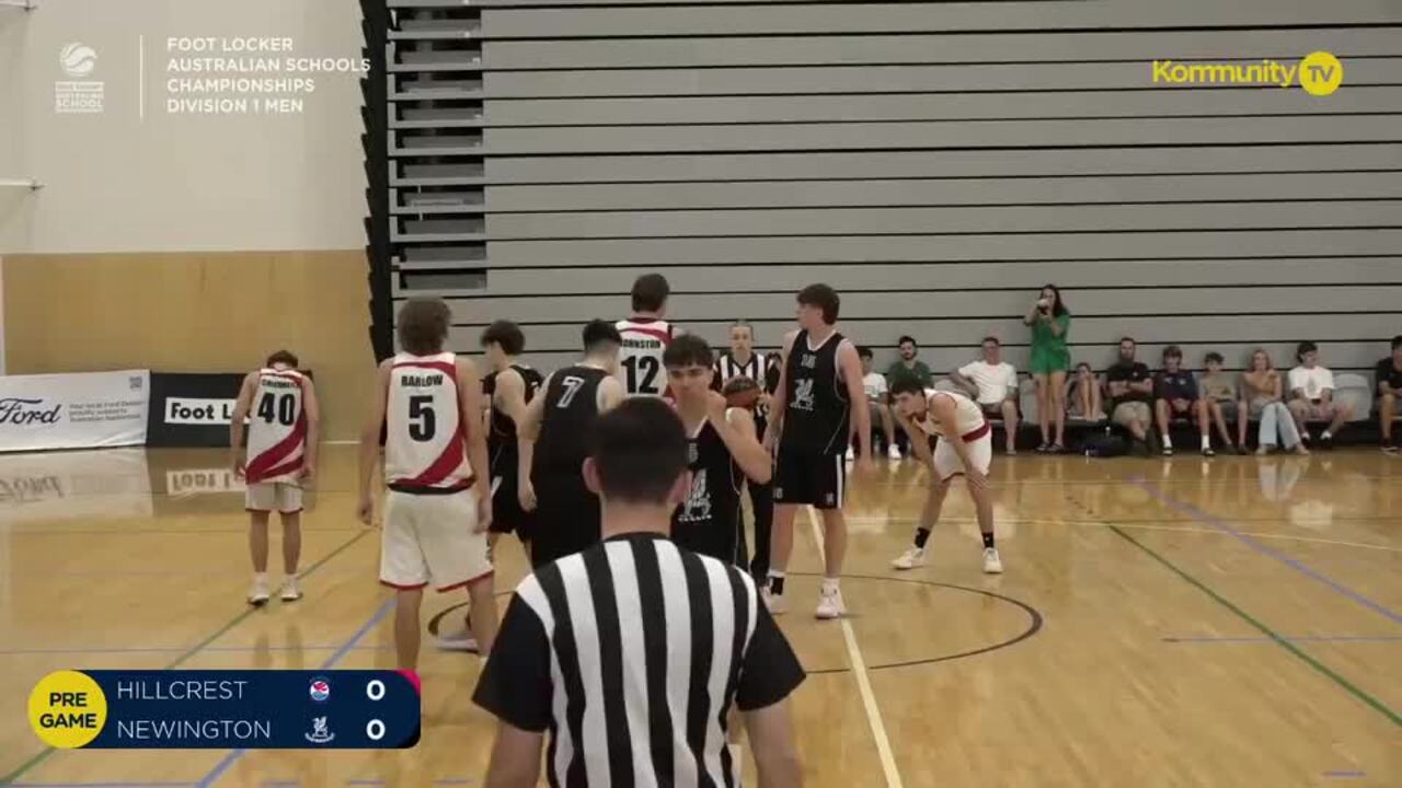 Replay: Hillcrest Christian College v Newington College (U20 Men Div 1 Bronze) - 2024 Basketball Australia Schools Championships Day 5 - Court 1