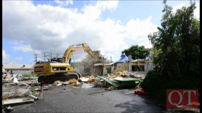 One Mile Pub Demolition