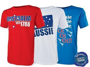 Australia Day shirts have been withdrawn due to racism claims.