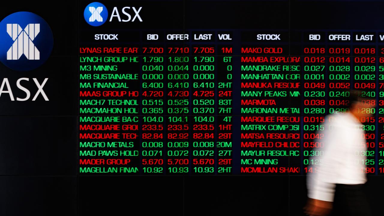 The ASX trades slightly higher on Monday, pushed up by the uranium shares. Picture: NewsWire / Max Mason-Hubers