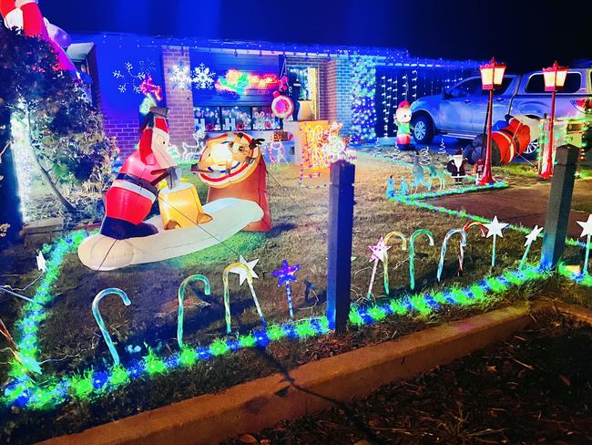 Boston Drive in Warrnambool is a hot spot for Christmas Lights this festive season