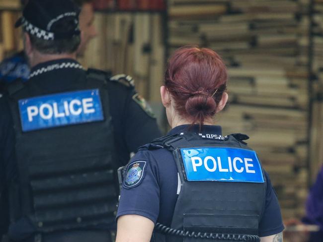 BRISBANE, AUSTRALIA - NewsWire Photos - JANUARY 17, 2025:  A generic photo of Queensland Police in Brisbanes CBD.Picture: NewsWire / Glenn Campbell