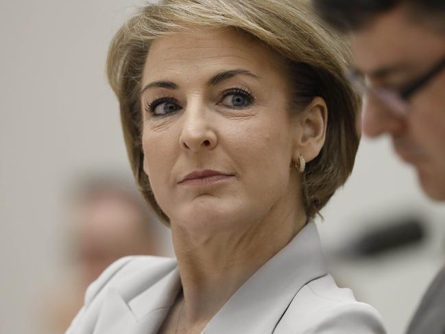 20180529: News Limited: CANBERRA: SENATE EDUCATION AND EMPLOYMENT LEGISLATION COMMITTEEBUDGET ESTIMATES 2018-19: Minister for Jobs and Innovation Senator Michaelia Cash. Photo by Sean Davey.