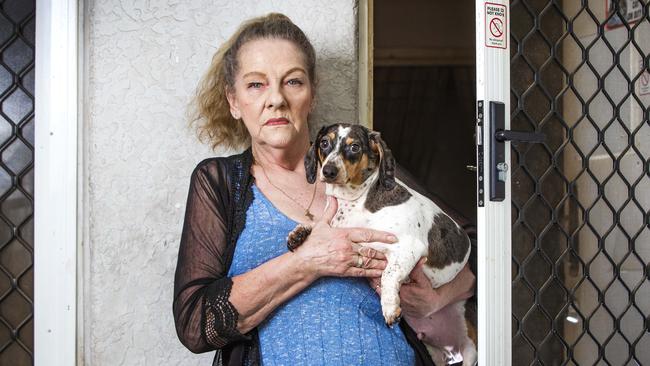 Trudy Harper was scammed out of $3800 after believing she was buying a puppy off Facebook Marketplace. Picture: Nigel Hallett