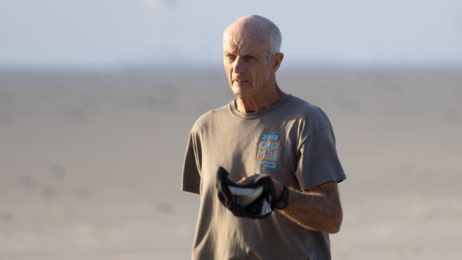 Jon Winfield pictured at Sharpes Beach in March. Picture: Liam Mendes