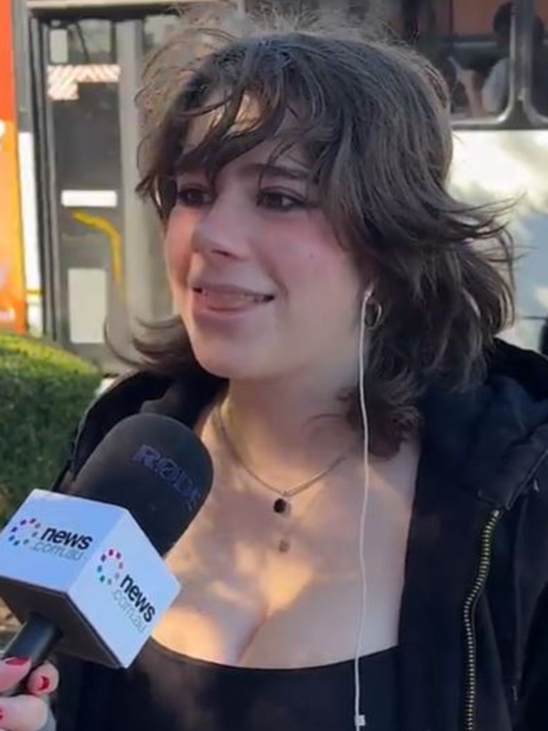 She flagged there’s a consent issue with the sunglasses. Picture: news.com.au
