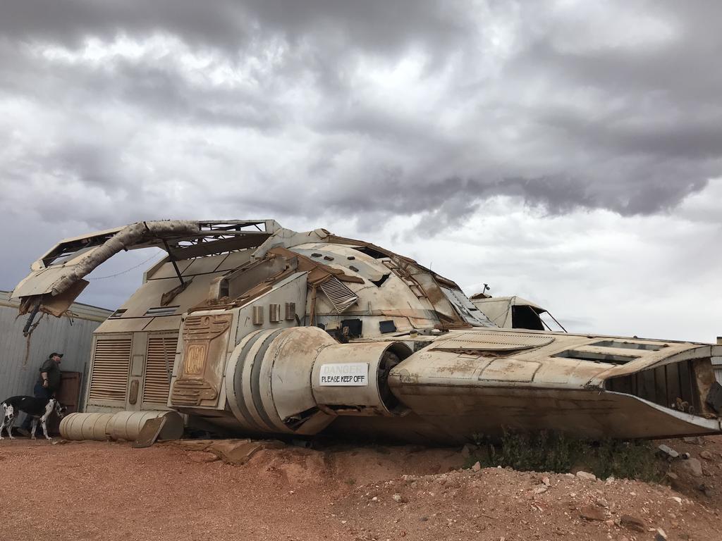 Coober Pedy's iconic spaceship. Pic: Lydia Kellner