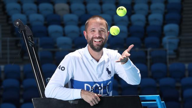 International tennis umpire Tom Sweeney ahead of the Australian Open. Friday, November 22. 2024. Picture: David Crosling