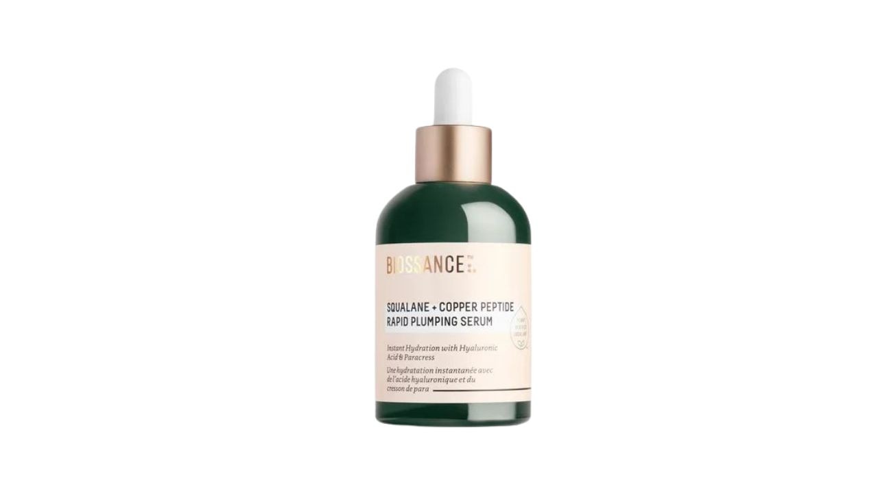 Bioessance Squalane + Copper Peptide Rapid Plumping Serum. Picture: Sephora.