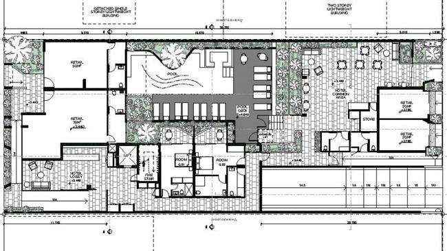 BASQ House hotel floor plan. Picture Supplied