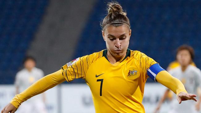 Defender Steph Catley could be headed to England. Picture: AFP