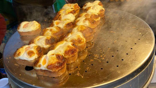 Even the food at the Myeongdong night markets was finger-licking good. Picture: Evelyn Yamine.