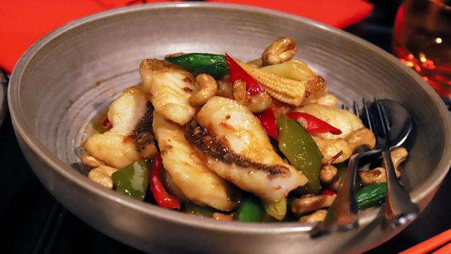 XOPP by Golden Century’s kung pao cod fillet with cashews. Picture: Jenifer Jagielski