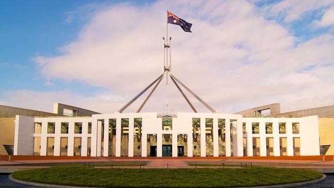 Parliament House in Canberra.