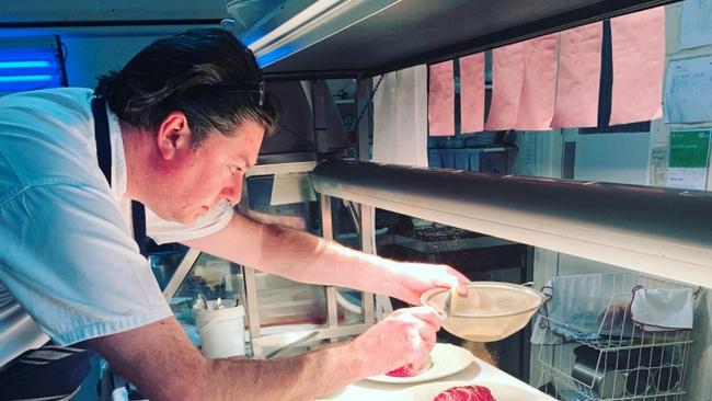 South coast chef David Tinker is back at home at Sandbar in Batemans Bay. Picture: Facebook