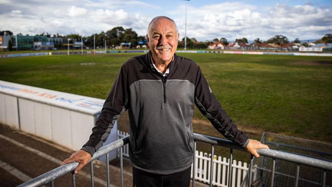 Malcolm Blight at Woodville Oval, where he started his stellar career. Picture: Tom Huntley