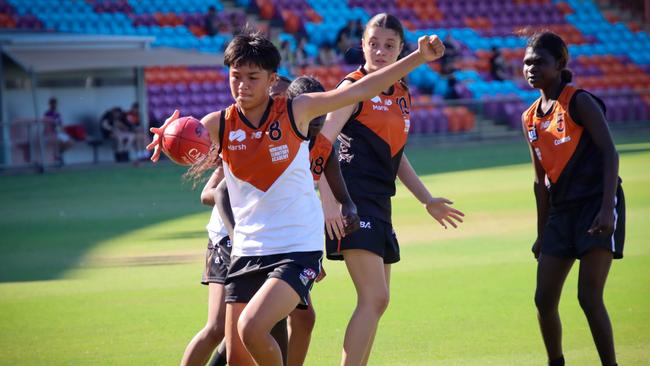 Peggy Rock has been named in the 2025 NT Talent Academy. Picture: AFLNT Media