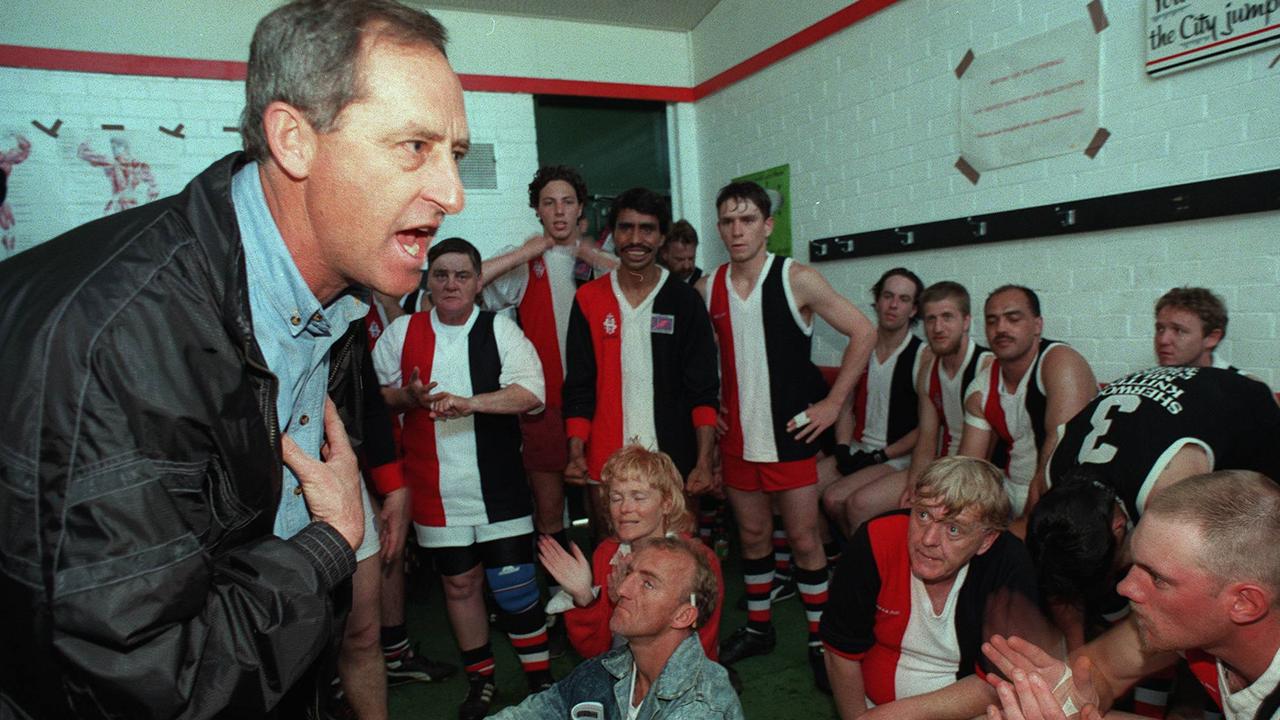 Stan Alves was sacked in 1998 despite making a semi-final with St Kilda that year. House. f/l /Football