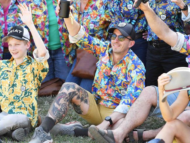 The Trademutt Funky Shirt Friday at Gympie Music Muster. Picture: Patrick Woods.