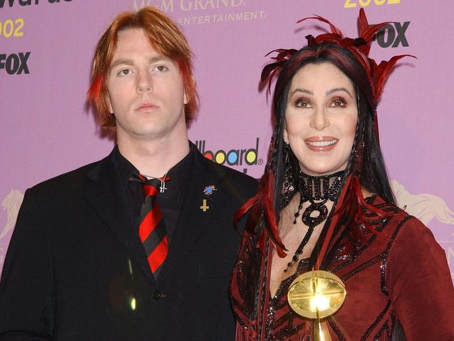 Cher took her son Elijah as her date to the 2002 Billboard Music Awards. Picture: Alamy