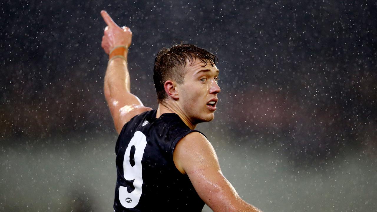 Patrick Cripps of the Blues looms as a strong selectiona at pick 5 for 12-team SuperCoach Draft leagues