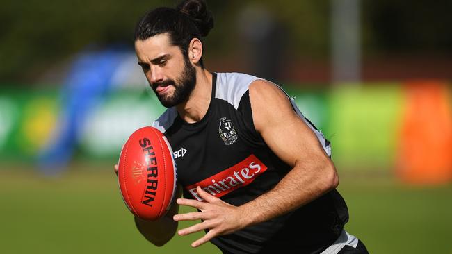 Brodie Grundy was beaten by Stef Martin and Tim English in Round 1.