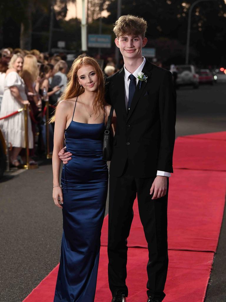 Jaxon Hand & Allegra Philippe at Xavier Catholic College year 12 formals. Picture: Patrick Woods.