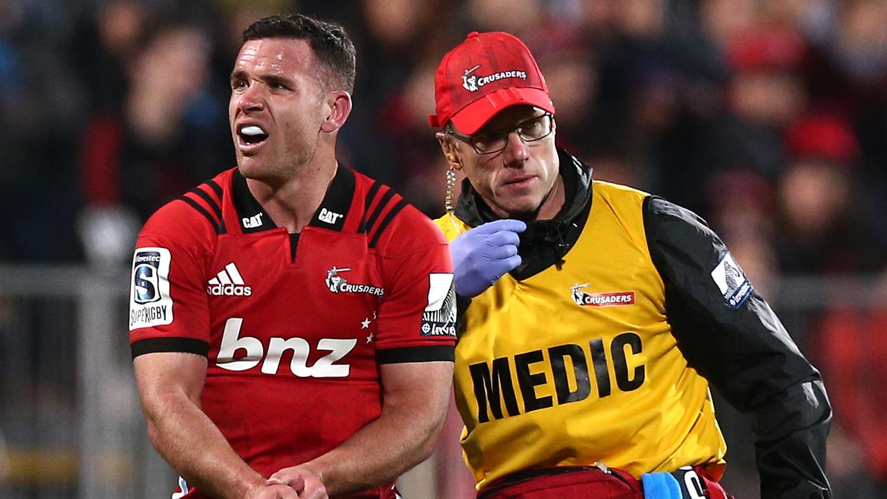 The Crusaders have been dealt a massive blow with Ryan Crotty and Scott Barrett ruled out of the Super Rugby final.