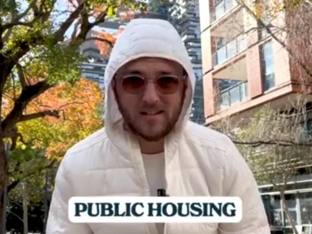 Jack Toohey has suggested solutions to the housing crisis. Picture: TikTok