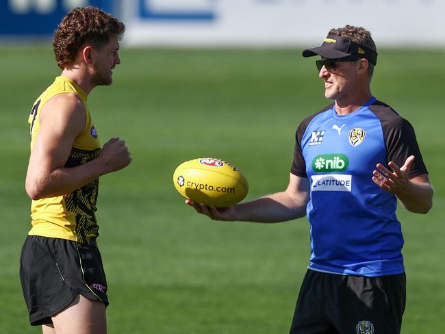 Jacob Hopper says he holds no grudges toward Damien Hardwick. Picture: Michael Klein