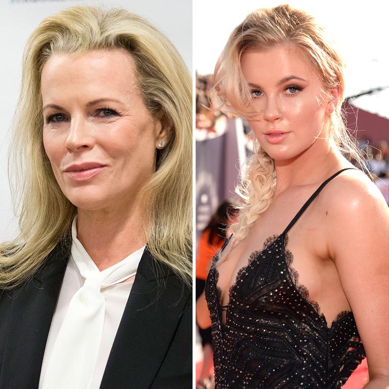 Actress Kim Basinger and her daughter Ireland Baldwin. Picture: Getty