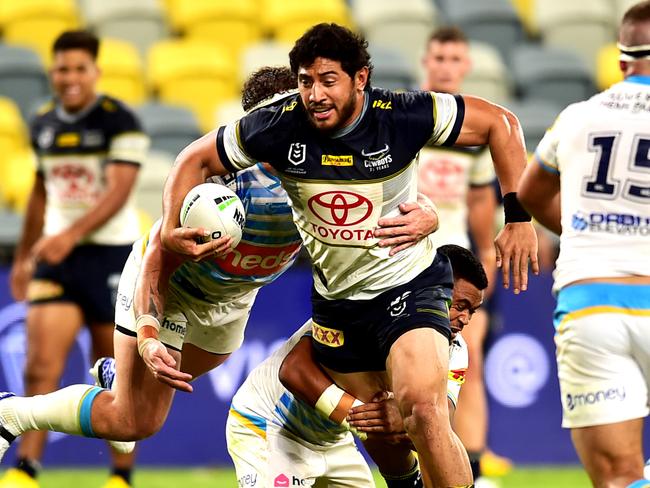 Jason Taumalolo has played 185 games for the North Queensland Cowboys since his debut in 2010.