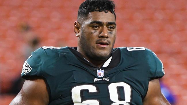 Philadelphia Eagles offensive lineman Jordan Mailata.