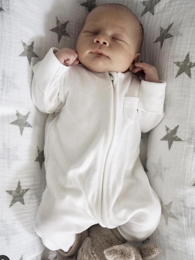 Tara and Eoin Morgan have welcome their first baby, Leo Louis Oliver Morgan. Pics: Instagram