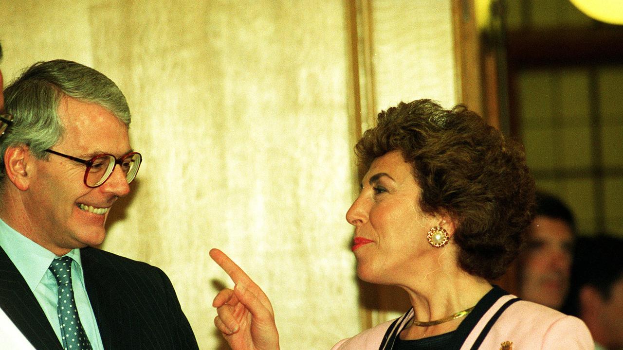 Former Prime Minister John Major with Edwina Currie. They had an affair when he was Margaret Thatcher’s chief whip