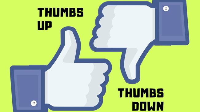 Thumbs up thumbs down