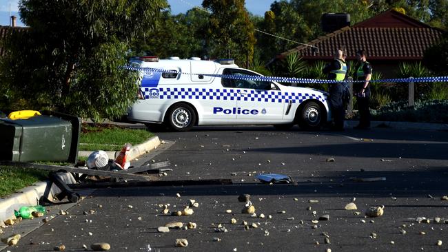 The scene at Attunga Grove, Werribee. Picture: Nicole Garmston