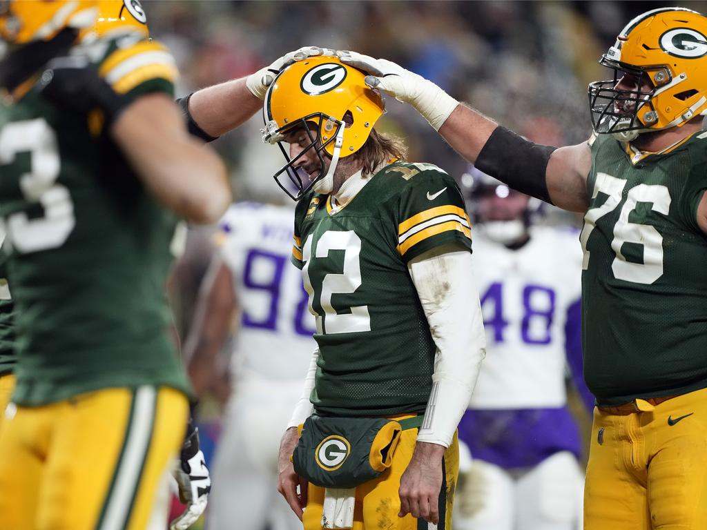 Aaron Rodgers future with the NFC franchise is still under wraps, but his impressive season with the 1st placed side bodes well for negotiations should he stay on with Green Bay. Picture: Patrick McDermott/Getty Images