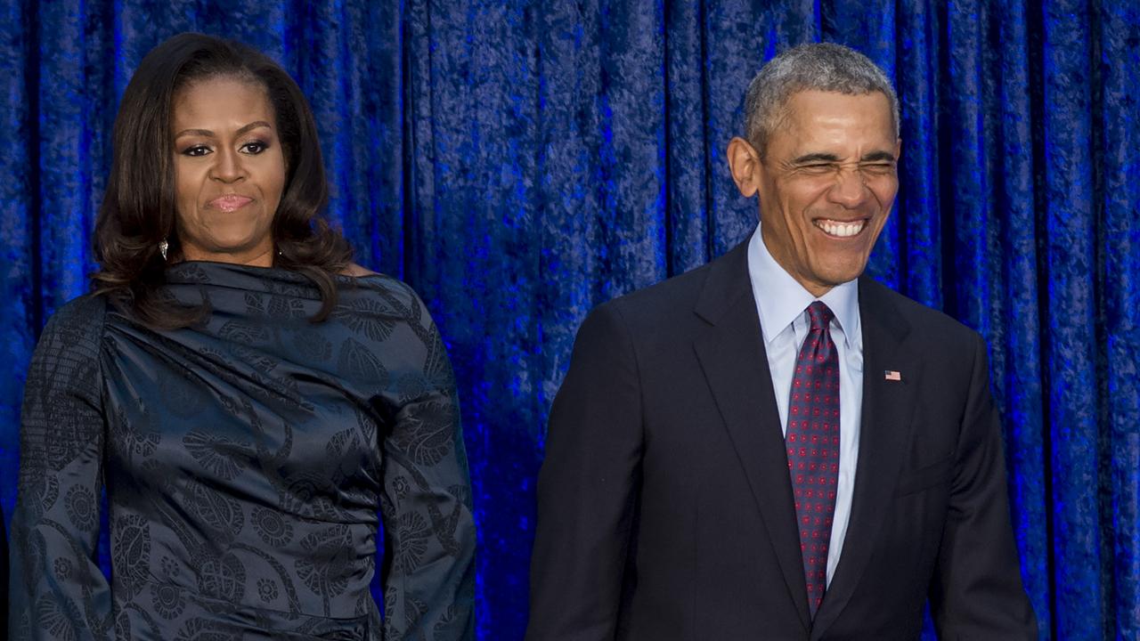 Former US President Barack Obama and former US First Lady Michelle Obama Picture: Saul Loeb/AFP