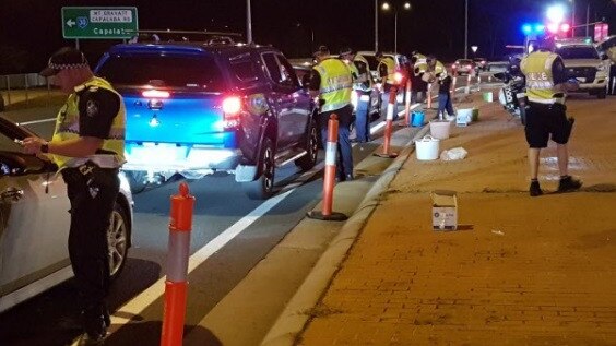 Police performed more than 75,000 breath tests during the weekend operation.