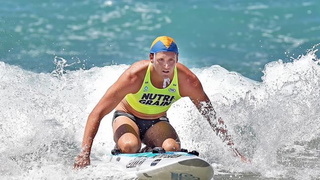 TJ Hendy in the board leg on his way to winning his first Kellogg's Nutri-Grain Ironman event.