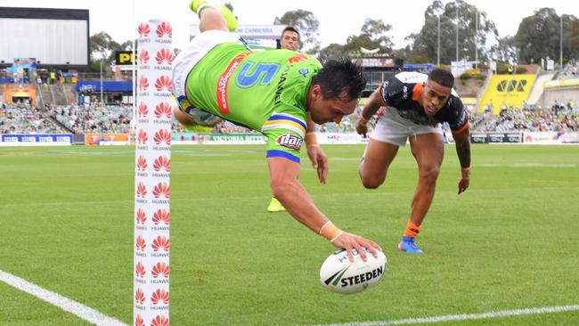 Jordan Rapana had a day out for the Raiders.