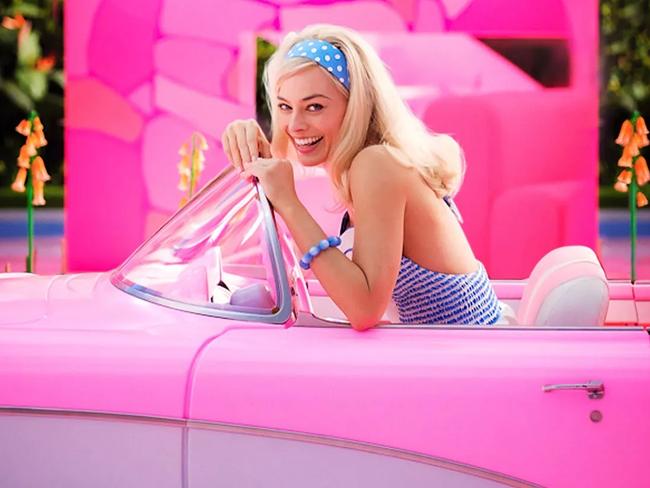 Barbie - movie production stills. Margot Robbie Ryan Gosling. Picture: Warner Bros. Pictures