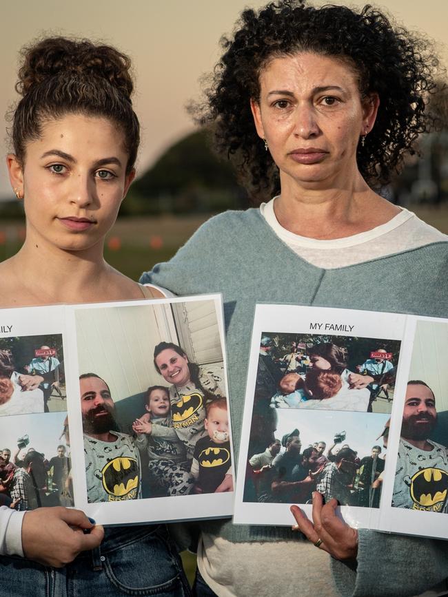 Michal Keshet with daughter Shanee, right, in November 2023. Picture: Julian Andrews