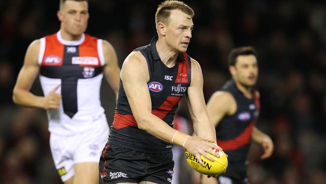 Brendon Goddard in action for Essendon. Picture: Michael Klein